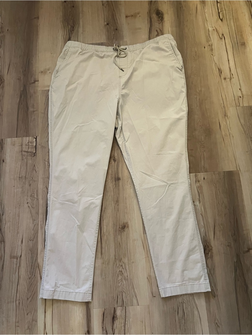 Old Navy Men's Drawstring Chino Pants - Cream